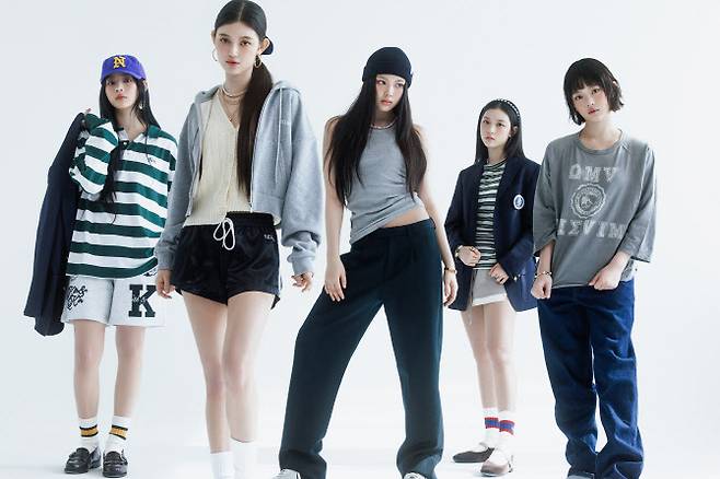 뉴진스. 왼쪽부터 민지, 다니엘, 혜인, 해린, 하니(사진=어도어)
