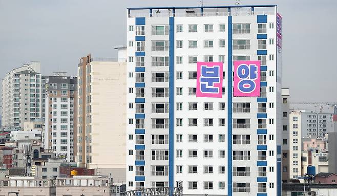 대구에서 분양 중인 아파트 모습. 연합뉴스