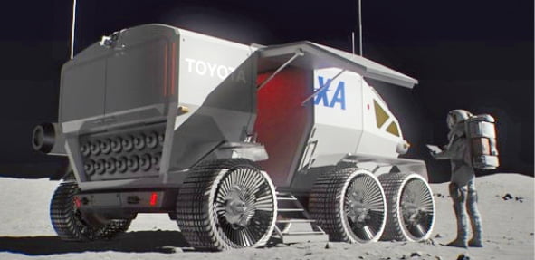 일본이 개발 중인 달 탐사 차량 루나크루저 상상도.  도요타 제공