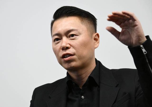 김세규 비브스튜디오스 대표가 인터뷰를 갖고 있다. 성형주 기자