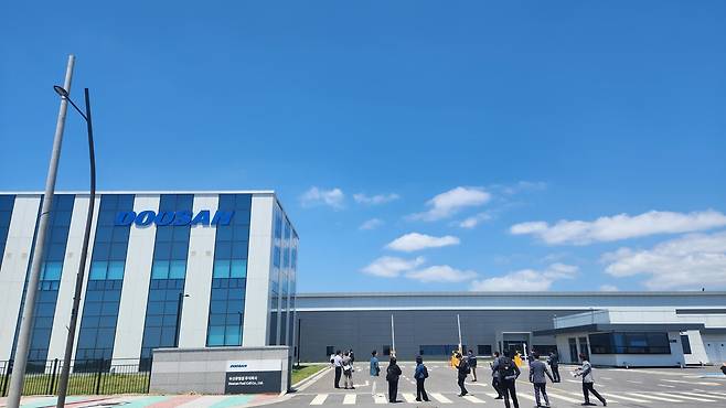 두산퓨얼셀 새만금 공장  [촬영 박초롱]