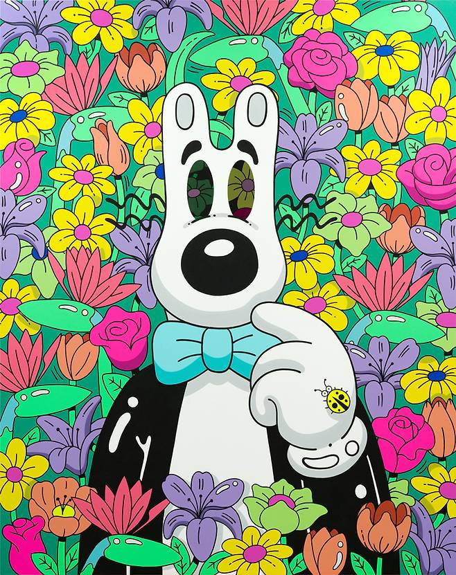 "Stop to Smell the Flowers No. 5" by Steven Harrington (Courtesy of the artist)