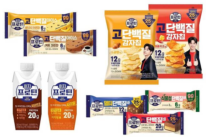 이지프로틴 단백질바 모습.(사진=롯데웰푸드 제공) *재판매 및 DB 금지