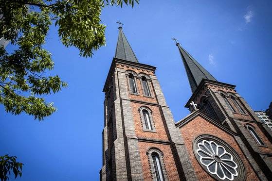 대구 중구 근대문화골목의 계산성당. 중앙포토