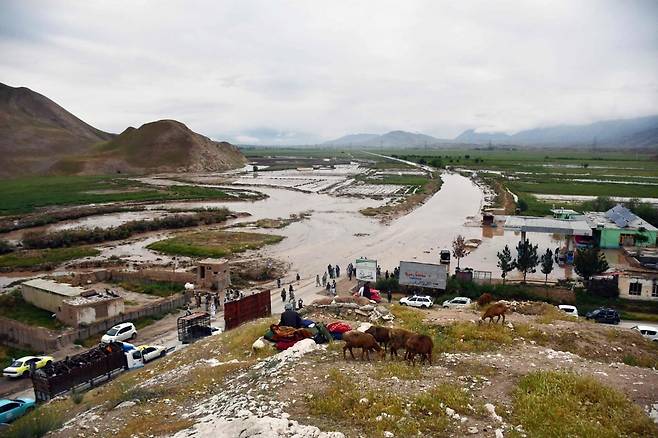 10일 홍수가 발생한 아프가니스탄 바글란 지역. /사진=AFP