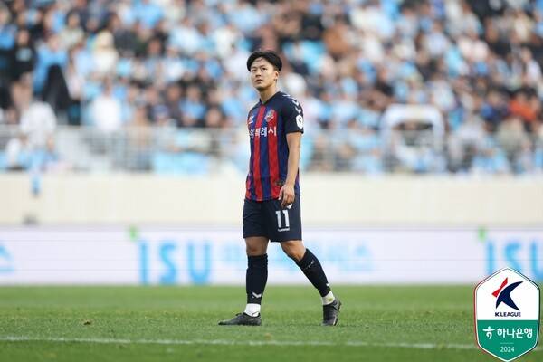 전북현대 원정에서 멀티골을 작렬한 이승우.