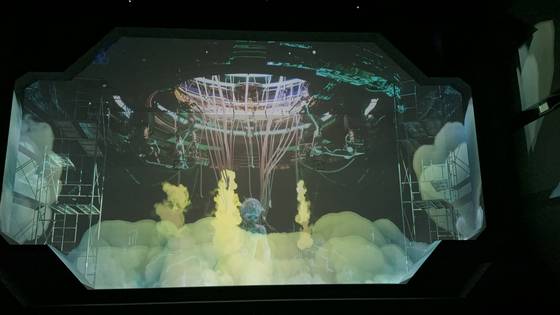 A journey to outer space at Le Space at the Inspire Entertainment Resort on Yeongjong Island begins at the Cosmo Station where participants are told that they will be traveling through a wormhole found on the island. [YIM SEUNG-HYE]