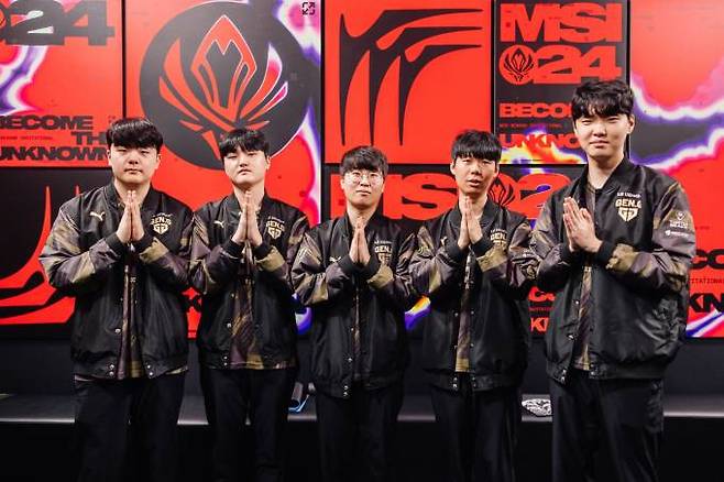 젠지 선수단. 라이엇 게임즈