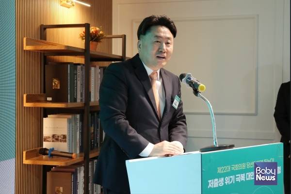 인사말을 하고 있는 최규삼 베이비뉴스 대표이사. 이효상 기자 ⓒ베이비뉴스
