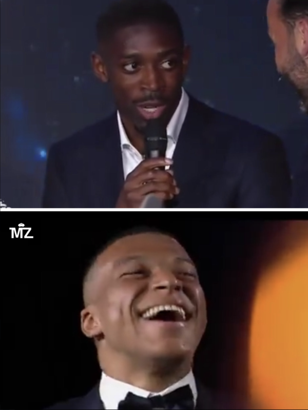 우스만 뎀벨레(위), 킬리안 음바페(아래). X 캡처