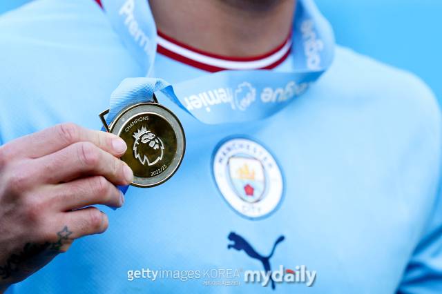 지난 시즌 EPL 우승을 차지한 맨체스터 시티/게티이미지코리아