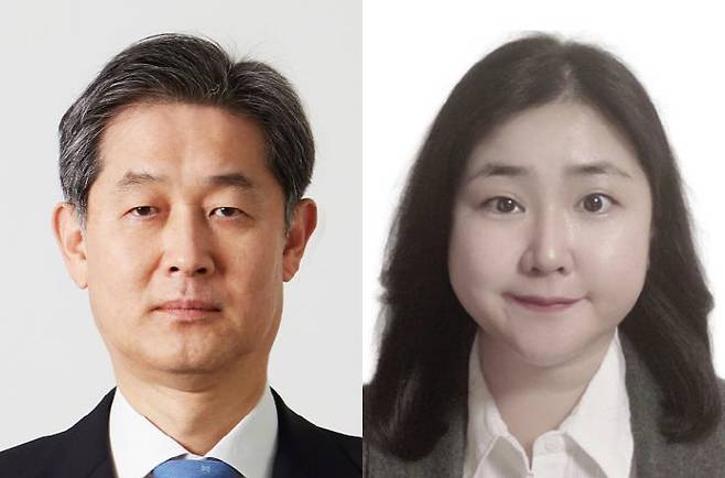 권준수 교수(왼쪽)와 김민아 교수