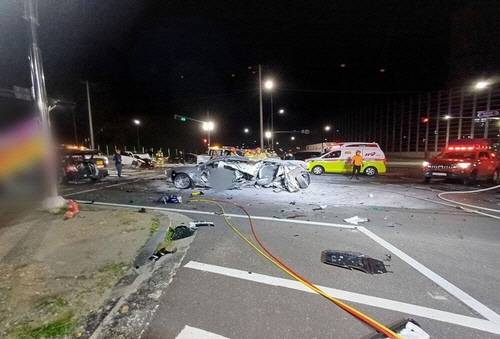 사고 현장[경기도소방재난본부 제공]