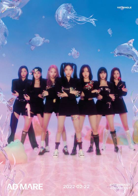 Concept image for Nmixx's debut EP "Ad Mare" [JYP ENTERTAINMENT]
