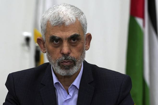 팔레스타인 가자지구 하마스 최고지도자 야히야 신와르 /AP연합뉴스