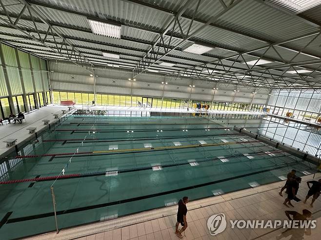 한국이 파리올림픽 베이스캠프로 사용할 캄프 귀네메르의 실내 수영장 [대한체육회 제공. 재판매 및 DB 금지]