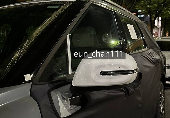 사진 : 현대차 팰리세이드 풀체인지 테스트카 (출처=LX3 클럽)