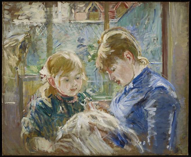 딸 줄리와 유모(1884)./미니애폴리스 인스티튜트 오브 아트