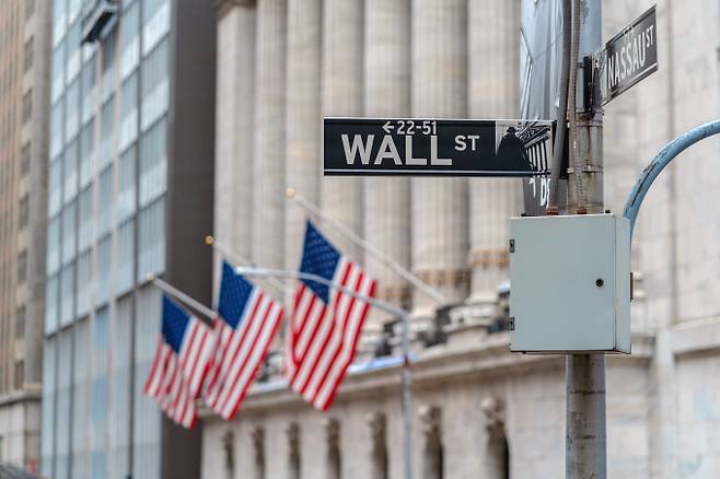 뉴욕 다우지수가 전거래일보다 0.34% 상승한 4만3.59포인트를 기록해 역사상 첫 4만선을 달성했다. 뉴욕증권거래소 /사진=이미지투데이