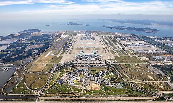 인천국제공항 전경.
