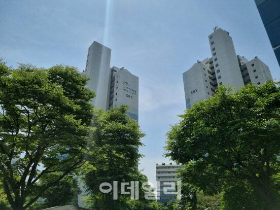 성남시 분당구 구미동 하얀마을5단지 전경. (사진=독자 제공)