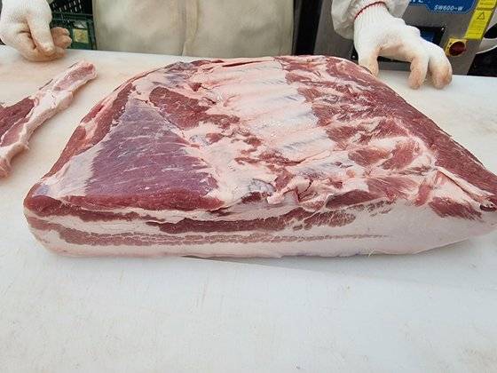 제주산 돼지고기. 사진 제주도