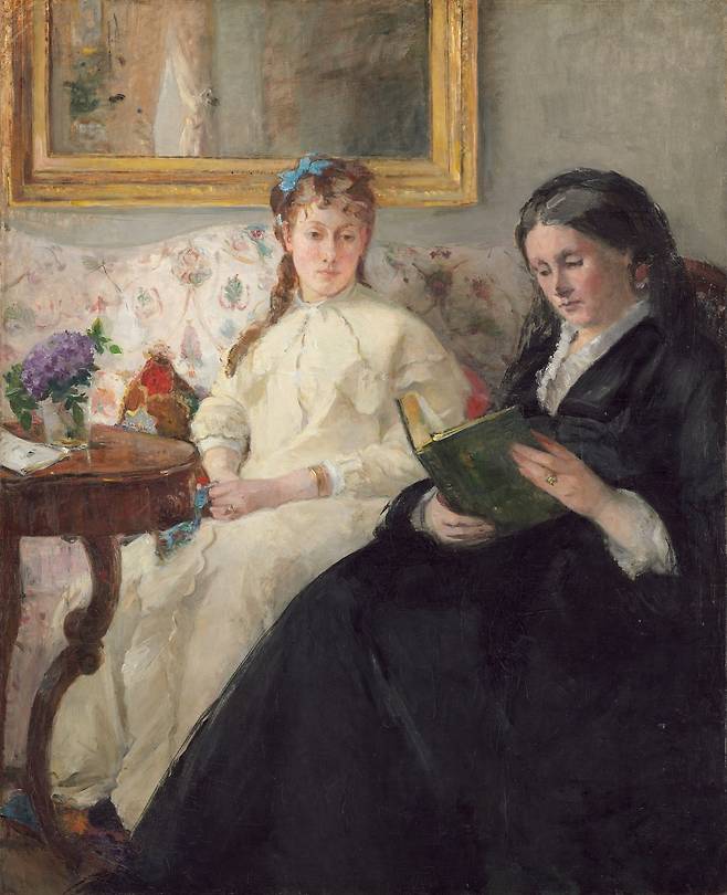 예술가의 어머니와 언니(1869~1870). /워싱턴 내셔널갤러리