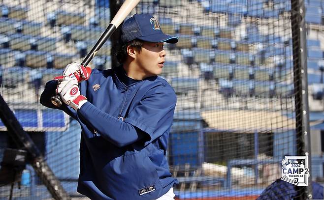 김세훈은 19일 창원 NC파크에서 열릴 '2024 신한 SOL Bank KBO 리그' KIA 타이거즈와 주말 3연전 마지막 경기에서 9번타자 2루수로 선발 출전한다. 생애 첫 1군 선발이다. NC 다이노스