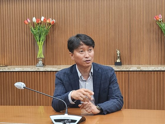 지난 17일 서울 마곡 LG사이언스파크에서 만난 양준영 LG디스플레이 선행기술연구소장. 박해리 기자
