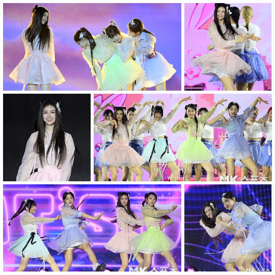 뉴진스가 각기 다른 색의 한복으로 경복궁을 수놓았다.사진=-MK스포츠DB