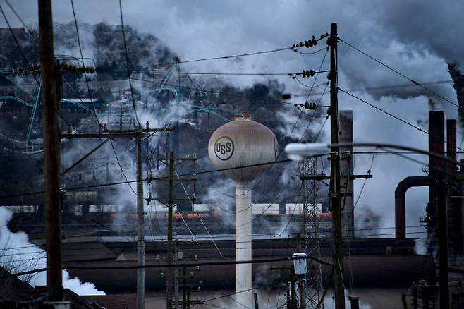 미국 펜실베이니아주에 있는 US스틸 에드가 톰슨 제철소 전경(사진=AFP)