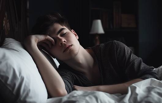 수면자세｜출처: 미드저니