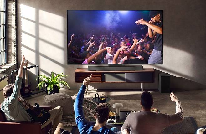 영국 위치의 TV 성능평가에서 최고점을 받은 LG 올레드 TV(모델명: 65C3). LG전자 제공