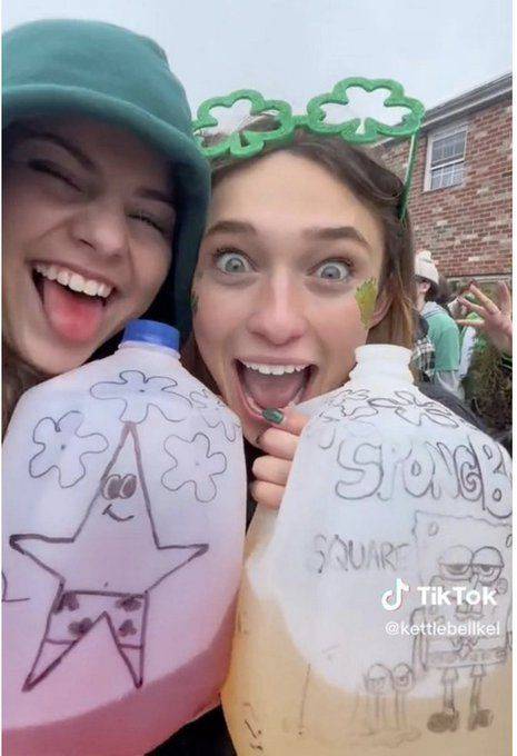 [서울=뉴시스] 신종 폭탄주 ‘보그(BORG)’ 문화가 미국 Z세대(1990년대 중반~2000년대 초반 출생) 대학생들을 넘어 고등학생들에게도 전파된 것으로 나타났다. (사진= SNS 갈무리)  *재판매 및 DB 금지