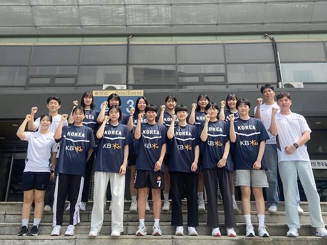 U-18 여자농구대표팀 소집. 사진 | 대한민국농구협회