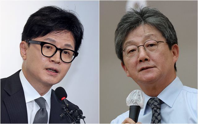 국민의힘 한동훈(왼쪽) 전 비상대책위원장, 유승민 전 의원 ⓒ데일리안 홍금표 기자·뉴시스