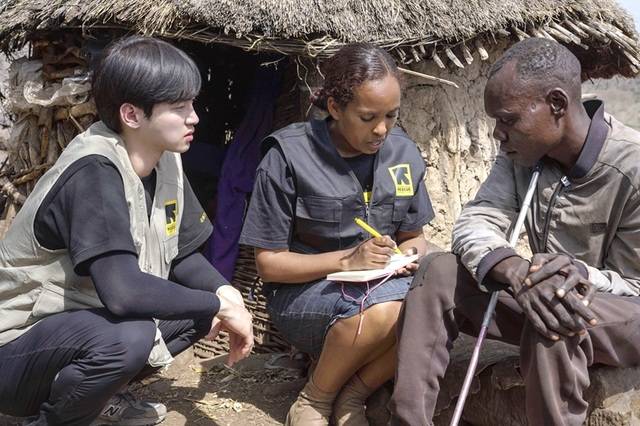 국제구조위원회 홍보대사인 배우 장동윤. 국제구조위원회 제공