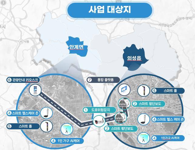 경북 의성군이 국토교통부의 '2024년 스마트도시 솔루션 확산사업' 대상지로 선정됐다. 의성군 제공