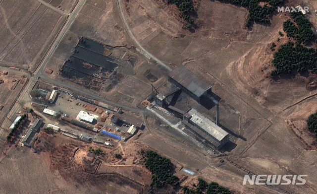 [AP/뉴시스] 2021년 3월2일 맥사 테크놀로지가 제공한 북한 평안북도 영변 핵시설 단지 위성사진. 2024.05.24.