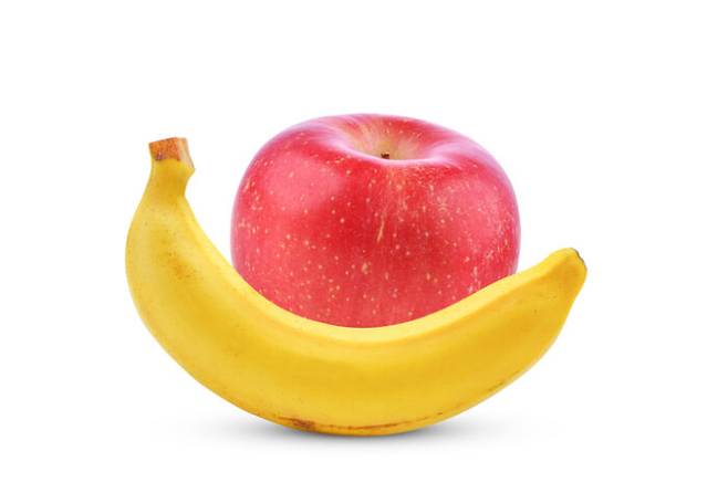 건강에 좋고 맛있는 과일도 참 많다. 그 가운데 혈압 높은 사람에게 좋은 과일 두 가지만 딱 고르라면 사과와 바나나를 꼽을 수 있다.[사진= 게티이미지뱅크]