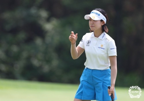 대회 첫날 5언더파를 몰아쳐 공동 선두에 오른 박민지. [사진=KLPGA]