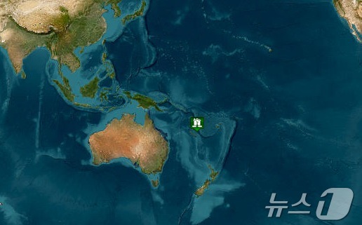 남태평양 섬나라 바누아투에서 규모 6.3 지진이 발생했다. <출처=미국 태평양쓰나미경보센터>