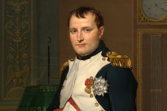 자크 루이 다비드가 그린 나폴레옹 보나파르트의 황제 시절 초상화.  위키피디아