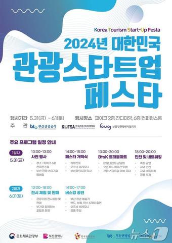 2024년 대한민국관광스타트업 페스타 홍보물(부산관광공사 제공)