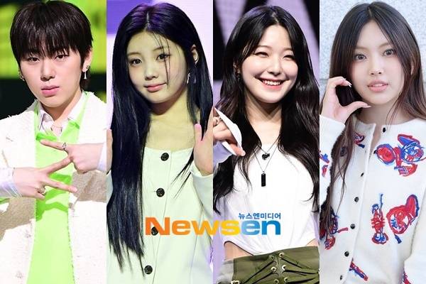 왼쪽부터 지코 원희 백지헌 혜인/뉴스엔DB