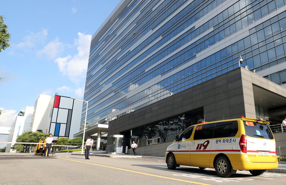 Samsung Electronics' production lines in Giheung, Gyeonggi [YONHAP]