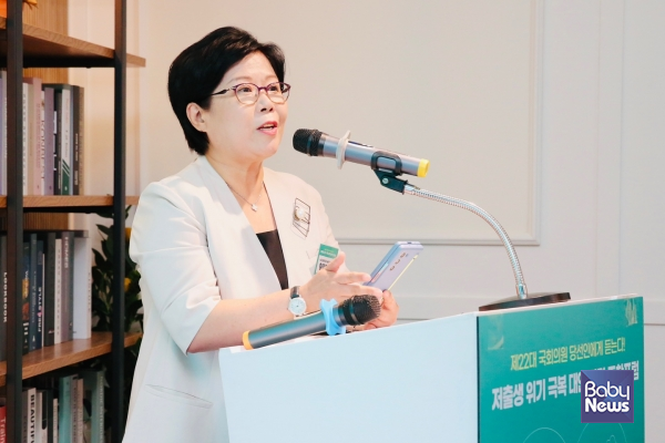 베사모 초대 회장 임미령 수도권생태유아공동체 소비자생활협동조합 이사장. 이효상 기자 ⓒ베이비뉴스