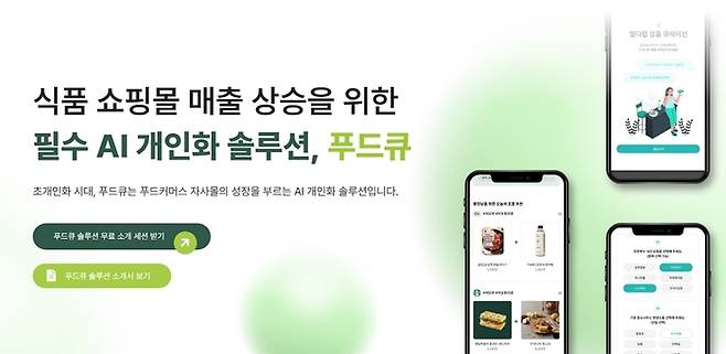 팜킷 푸드큐 소개 화면