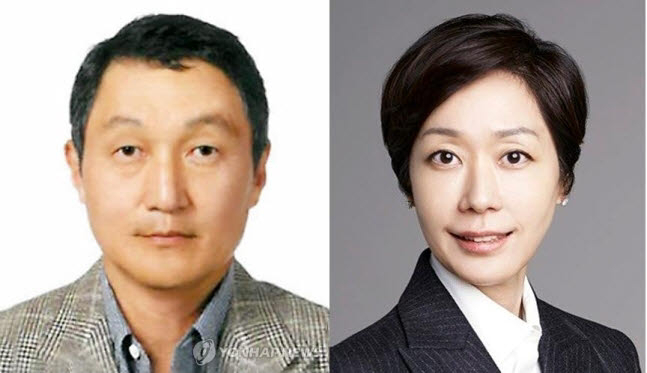 구본성 아워홈 전 부회장(왼쪽)과 구지은 아워홈 부회장