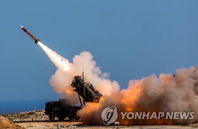 패트리어트 미사일 발사(기사와 직접 관련 없음) [AP/미국방부 연합뉴스 자료사진 재판매 및 DB 금지]